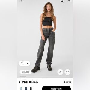 BRAND NEW Stradivarius Straight Fit Jeans